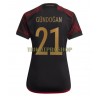 Original Fußballtrikot Deutschland Ilkay Gundogan 21 Auswärtstrikot WM 2022 Für Damen